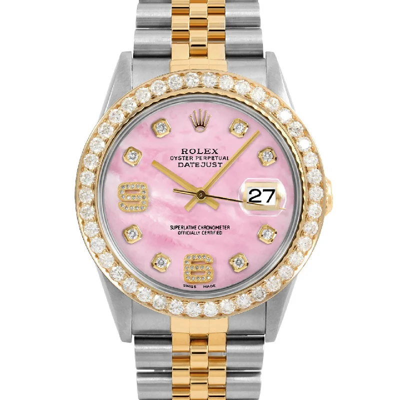 Rolex Datejust 36mm | 16233-PMOP-8DA69-25CT-JBL