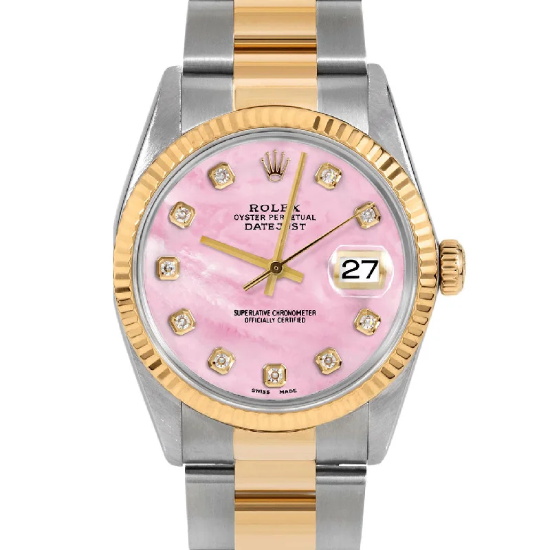 Rolex Datejust 36mm | 16233-PMOP-DIA-AM-FLT-OYS