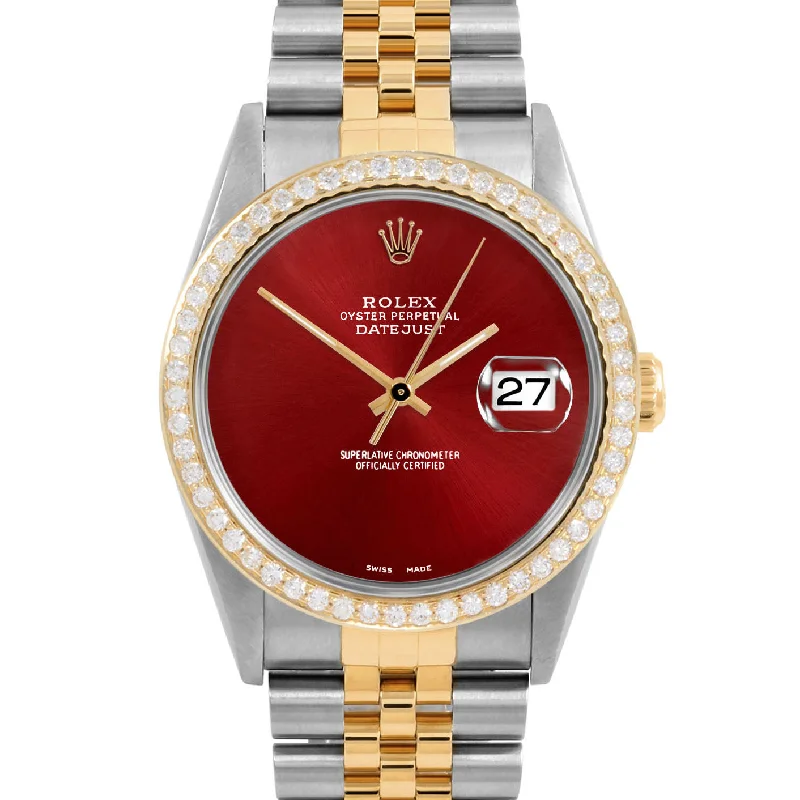 Rolex Datejust 36mm | 16233-RED-NOHM-BDS-JBL