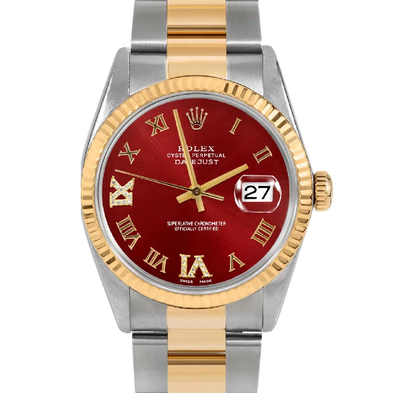 Rolex Datejust 36mm | 16233-RED-RDR69-FLT-OYS