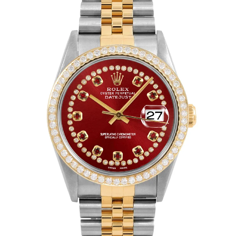 Rolex Datejust 36mm | 16233-RED-STRR-BDS-JBL