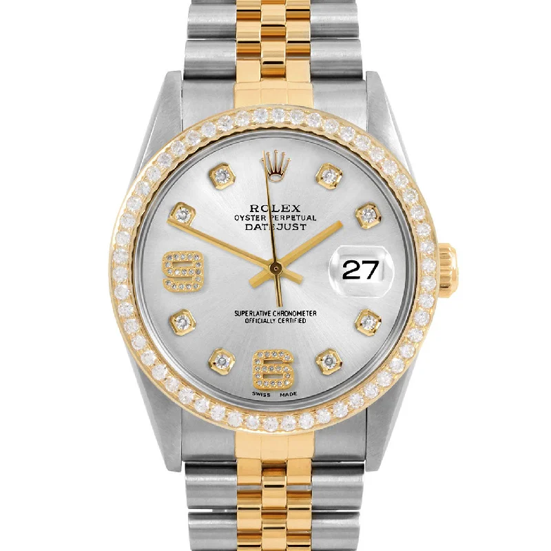 Rolex Datejust 36mm | 16233-SLV-8DA69-BDS-JBL