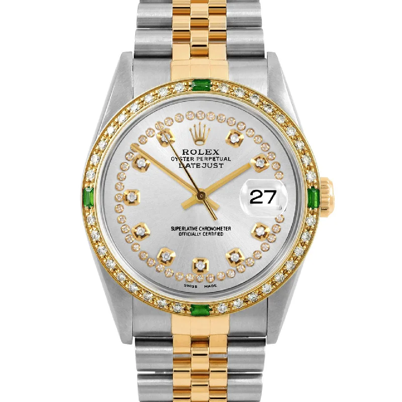 Rolex Datejust 36mm | 16233-SLV-STRD-4EMD-JBL