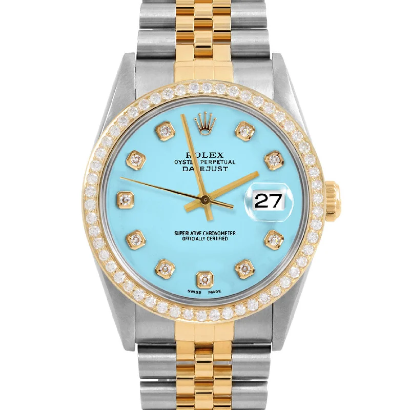 Rolex Datejust 36mm | 16233-TRQ-DIA-AM-BDS-JBL