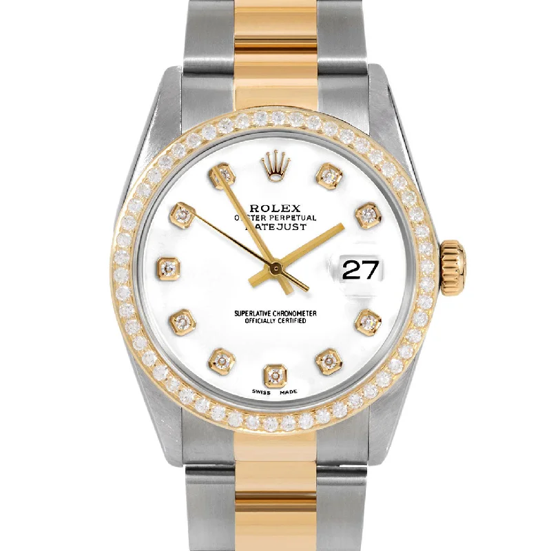 Rolex Datejust 36mm | 16233-WHT-DIA-AM-BDS-OYS