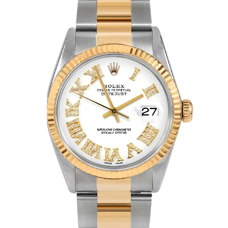 Rolex Datejust 36mm | 16233-WHT-FDR-FLT-OYS