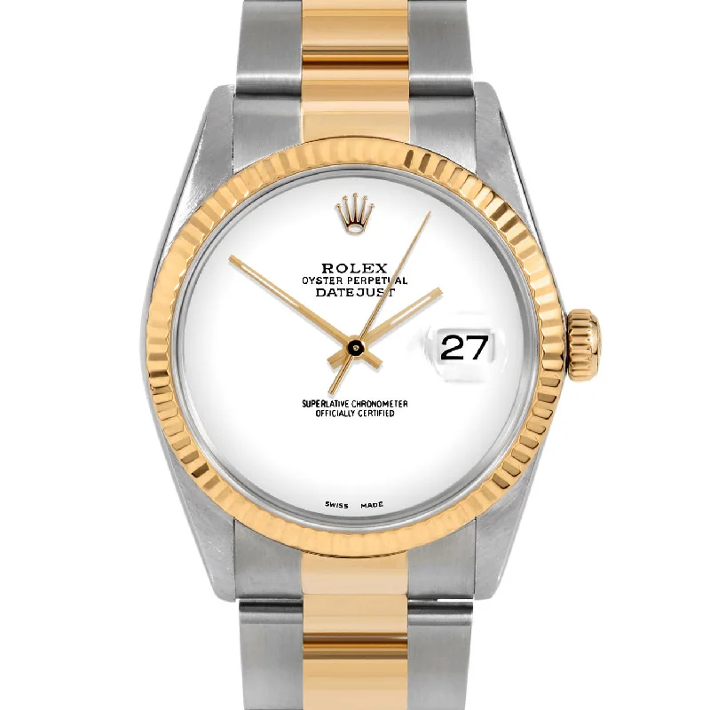 Rolex Datejust 36mm | 16233-WHT-NOHM-FLT-OYS