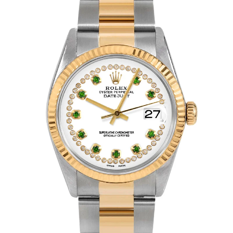 Rolex Datejust 36mm | 16233-WHT-STRE-FLT-OYS