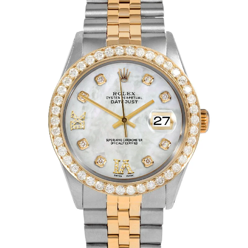 Rolex Datejust 36mm | 16233-WMOP-8DR69-25CT-JBL