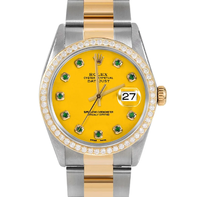 Rolex Datejust 36mm | 16233-YLW-EMD-AM-BDS-OYS