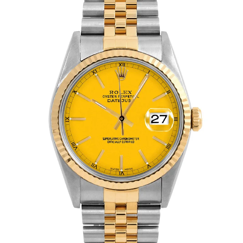 Rolex Datejust 36mm | 16233-YLW-STK-FLT-JBL