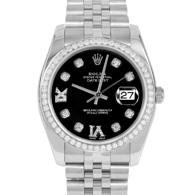 Rolex Datejust 36mm | 16234-BLK-8DR69-BDS-JBL