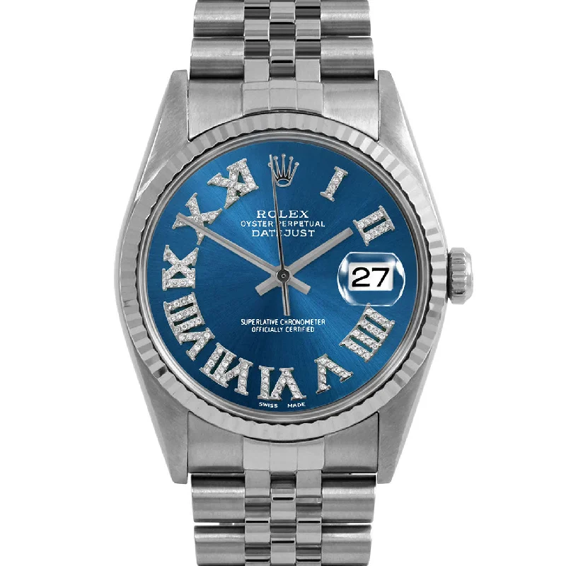 Rolex Datejust 36mm | 16234-BLU-FDR-FLT-JBL