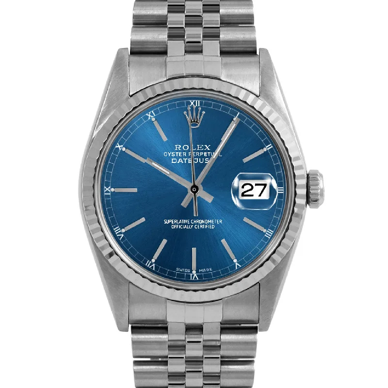 Rolex Datejust 36mm | 16234-BLU-STK-FLT-JBL