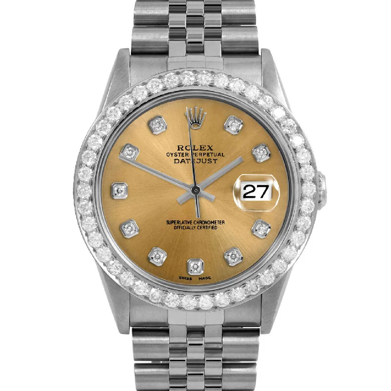 Rolex Datejust 36mm | 16234-CHM-DIA-AM-25CT-JBL