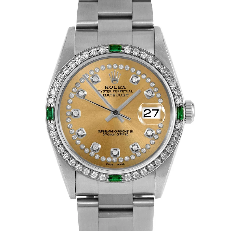 Rolex Datejust 36mm | 16234-CHM-STRD-4EMD-OYS