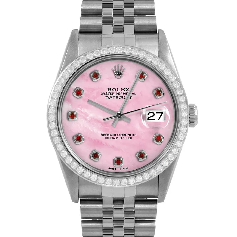 Rolex Datejust 36mm | 16234-PMOP-RBY-AM-BDS-JBL