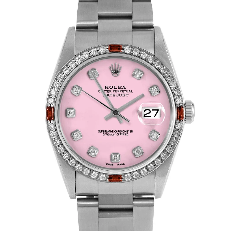 Rolex Datejust 36mm | 16234-PNK-DIA-AM-4RBY-OYS