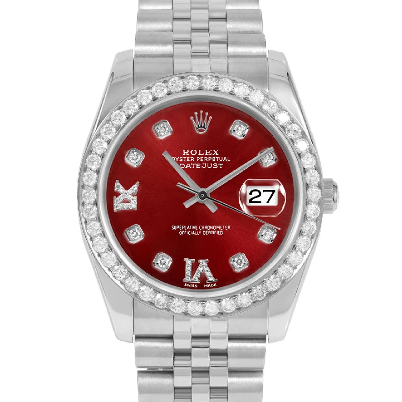 Rolex Datejust 36mm | 16234-RED-8DR69-25CT-JBL