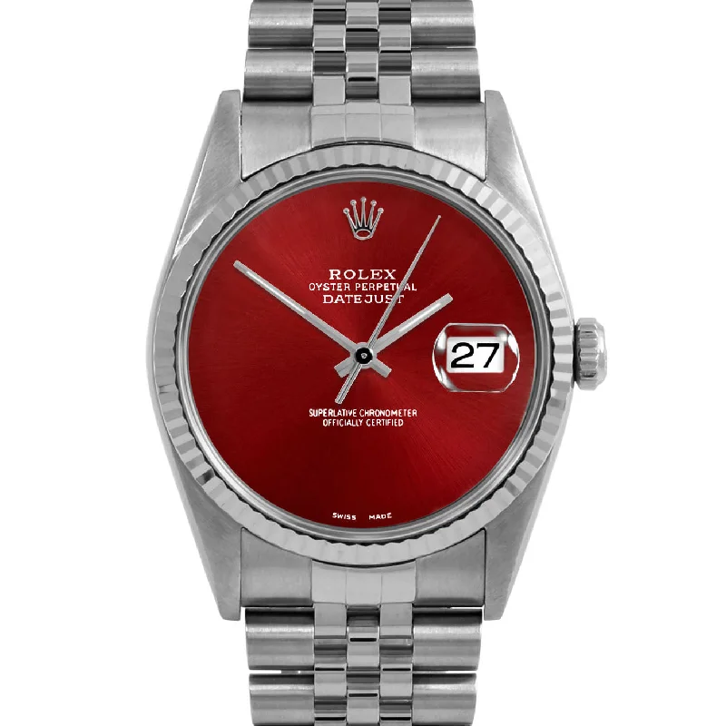 Rolex Datejust 36mm | 16234-RED-NOHM-FLT-JBL