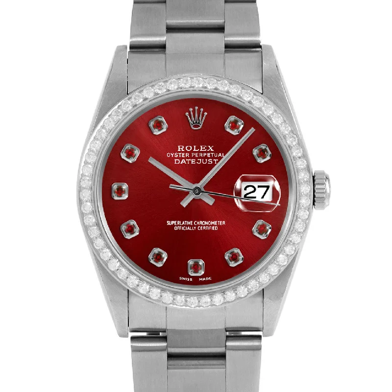 Rolex Datejust 36mm | 16234-RED-RBY-AM-BDS-OYS