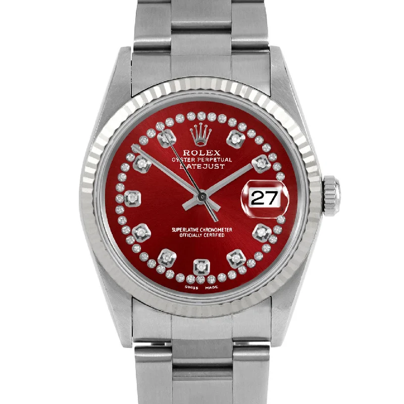 Rolex Datejust 36mm | 16234-RED-STRD-FLT-OYS