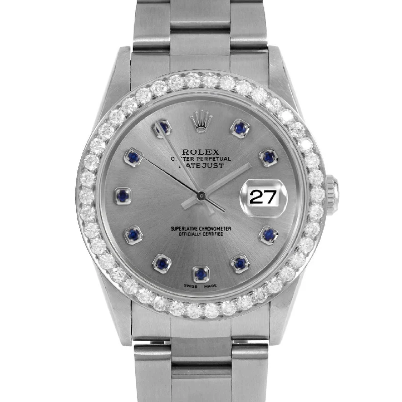 Rolex Datejust 36mm | 16234-SLT-SPH-AM-25CT-OYS