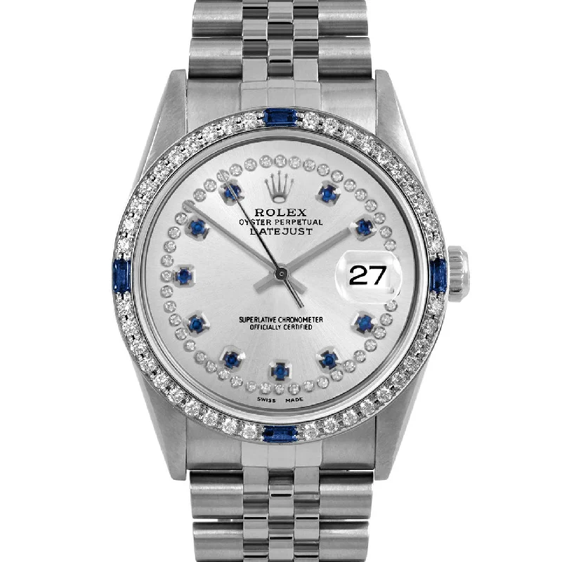 Rolex Datejust 36mm | 16234-SLV-STRS-4SPH-JBL