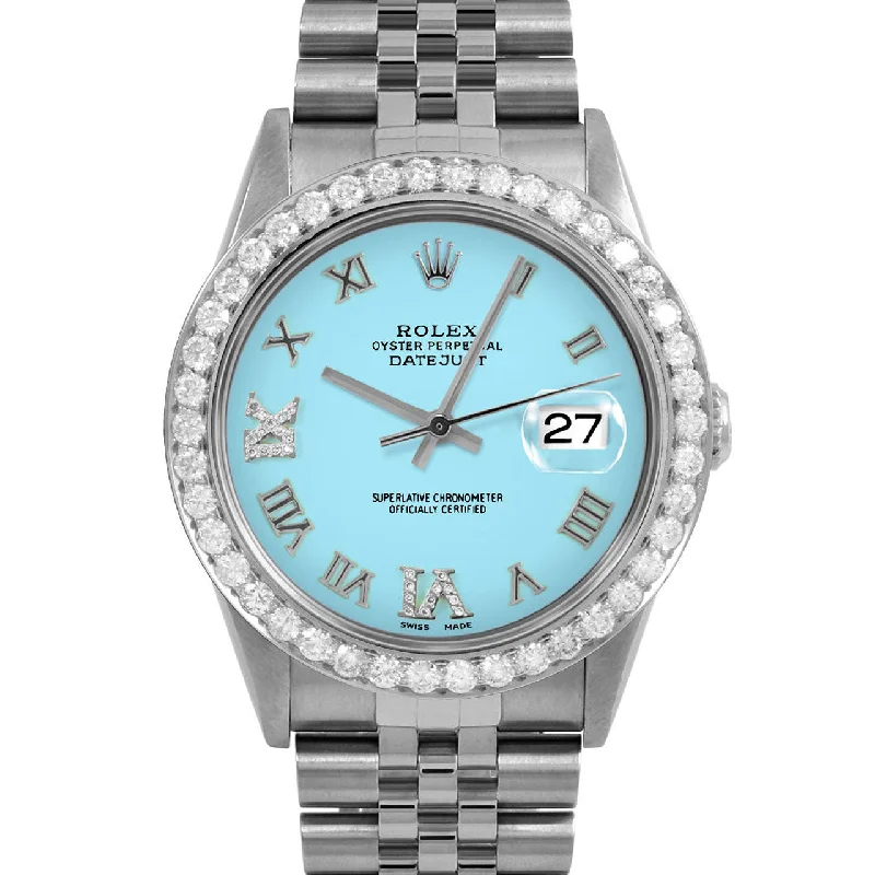 Rolex Datejust 36mm | 16234-TRQ-RDR69-25CT-JBL