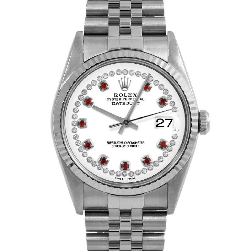 Rolex Datejust 36mm | 16234-WHT-STRR-FLT-JBL