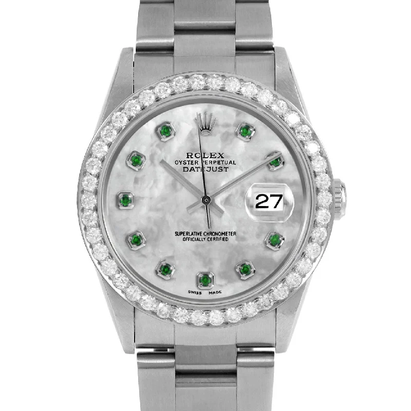 Rolex Datejust 36mm | 16234-WMOP-EMD-AM-25CT-OYS