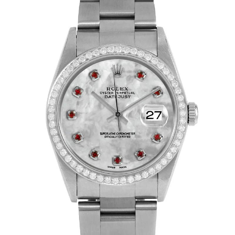 Rolex Datejust 36mm | 16234-WMOP-RBY-AM-BDS-OYS