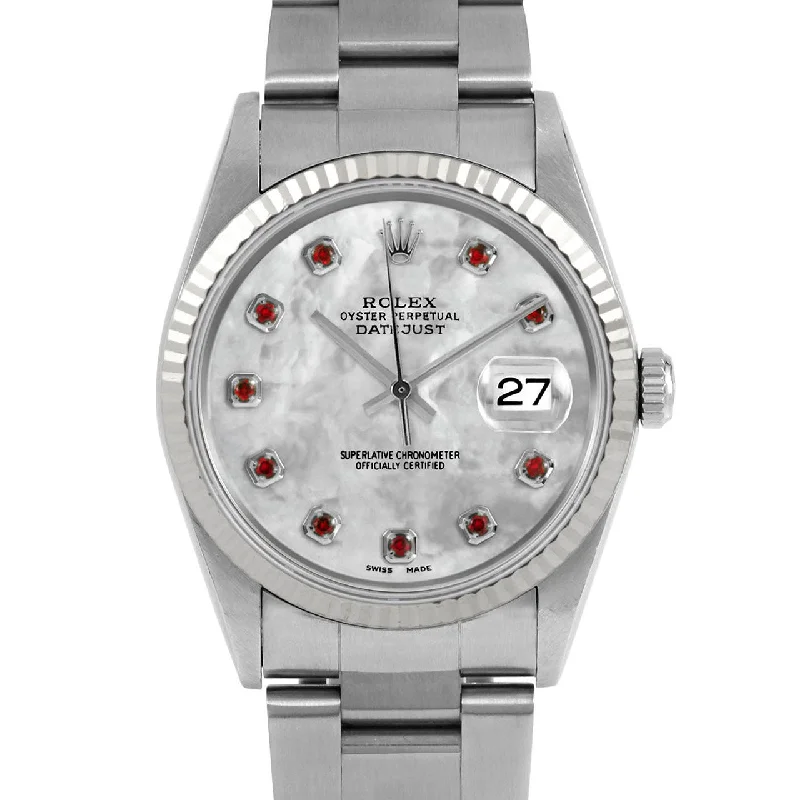 Rolex Datejust 36mm | 16234-WMOP-RBY-AM-FLT-OYS