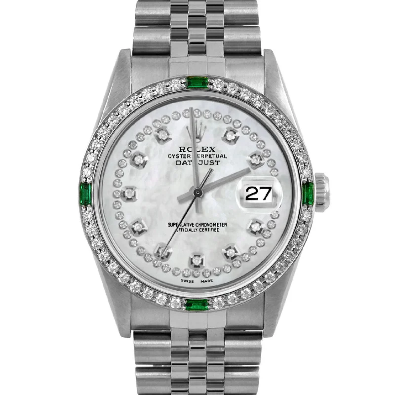 Rolex Datejust 36mm | 16234-WMOP-STRD-4EMD-JBL