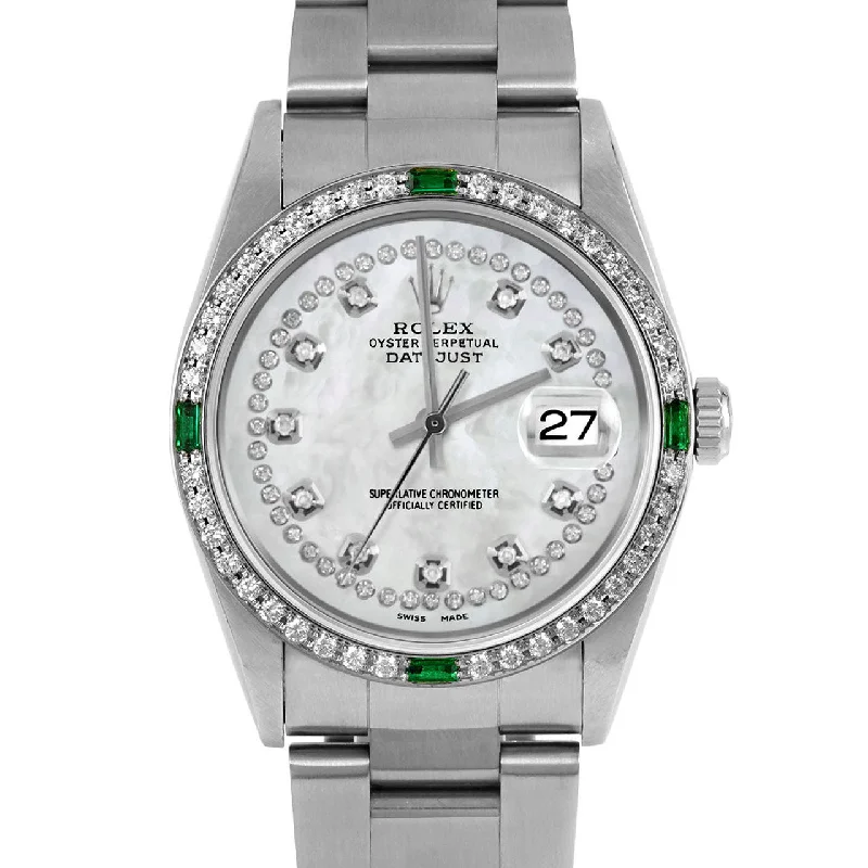 Rolex Datejust 36mm | 16234-WMOP-STRD-4EMD-OYS