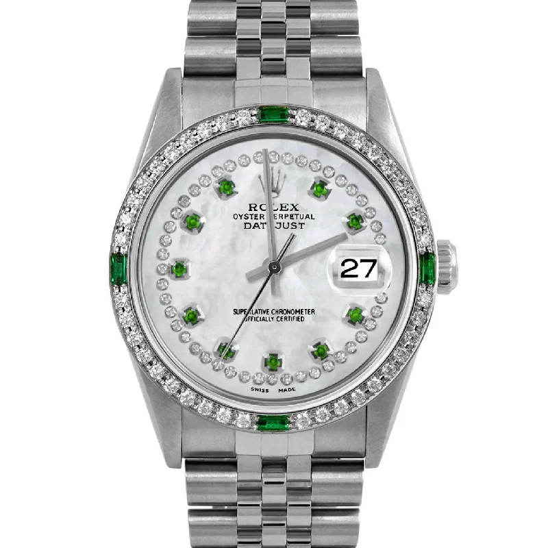 Rolex Datejust 36mm | 16234-WMOP-STRE-4EMD-JBL