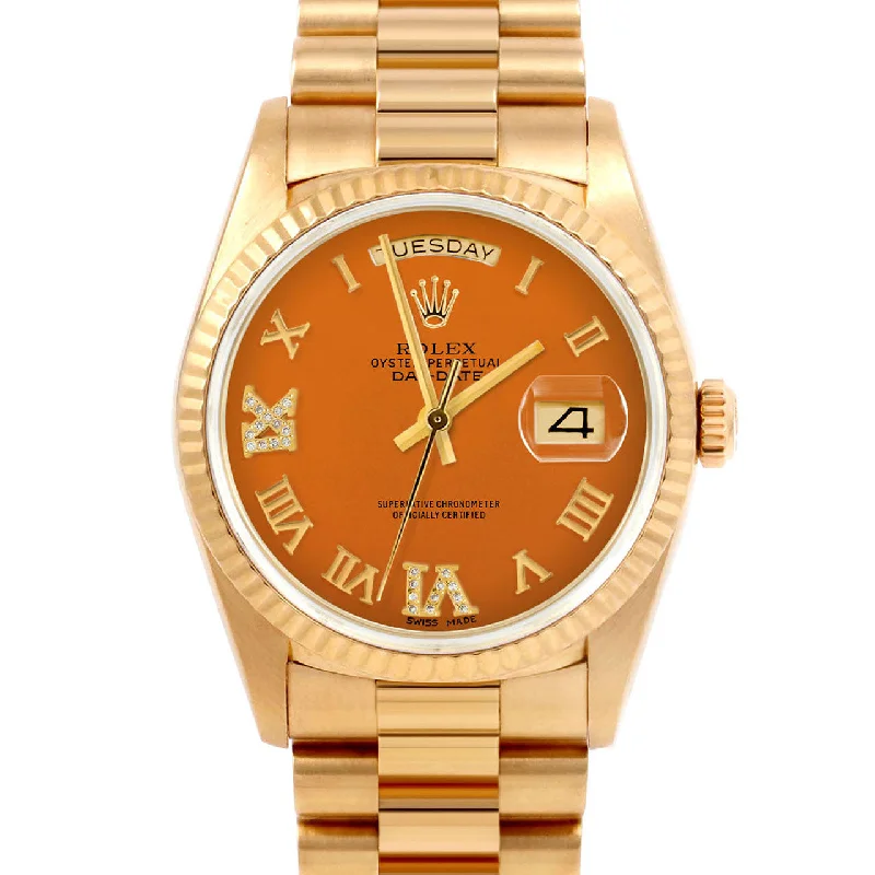 Rolex Day-Date 36mm | 18038-ORN-RDR69-FLT-PRS