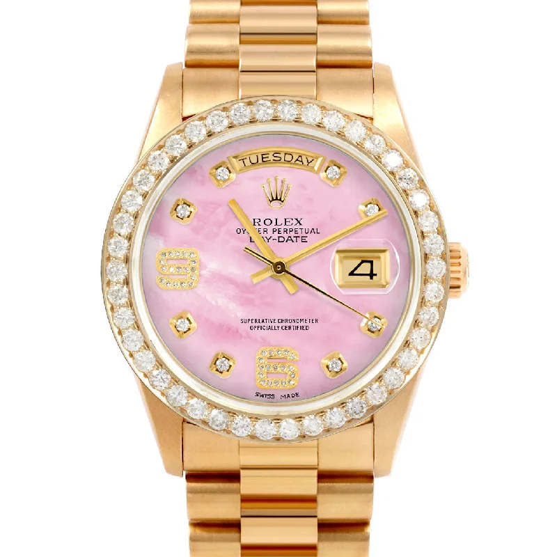 Rolex Day-Date 36mm | 18038-PMOP-8DA69-25CT-PRS