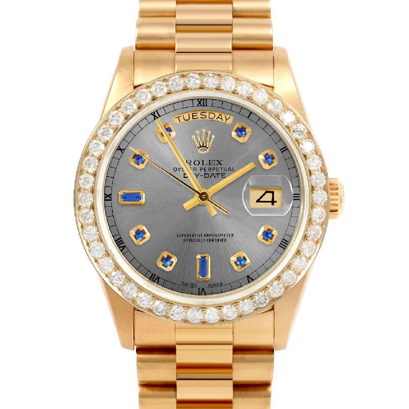 Rolex Day-Date 36mm | 18038-SLT-SPH-AM-25CT-PRS