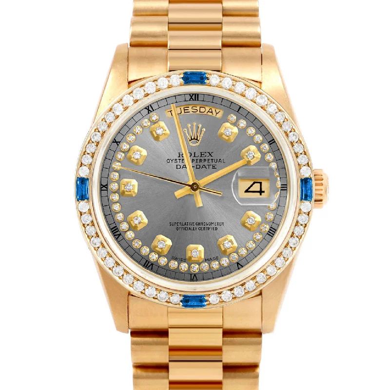 Rolex Day-Date 36mm | 18038-SLT-STRD-4SPH-PRS