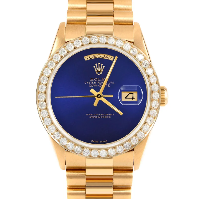 Rolex Day-Date 36mm | 18238-BLU-NOHM-25CT-PRS