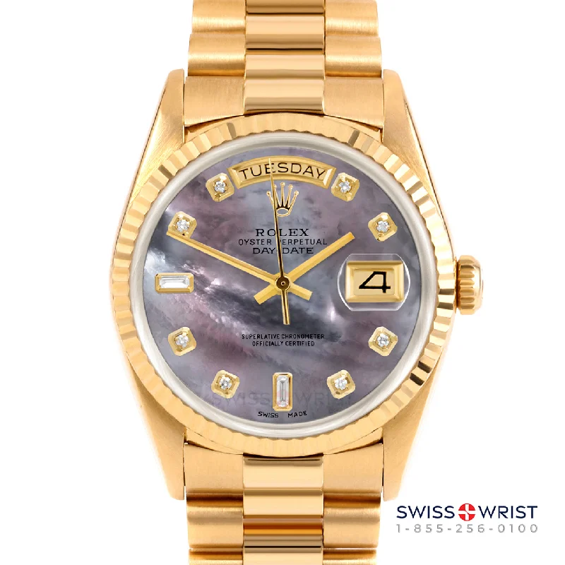 Rolex Day-Date 36mm | 18238-BMOP-DIA-AM-FLT-PRS