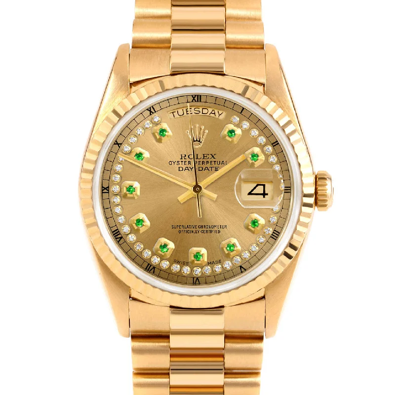 Rolex Day-Date 36mm | 18238-CHM-STRE-FLT-PRS