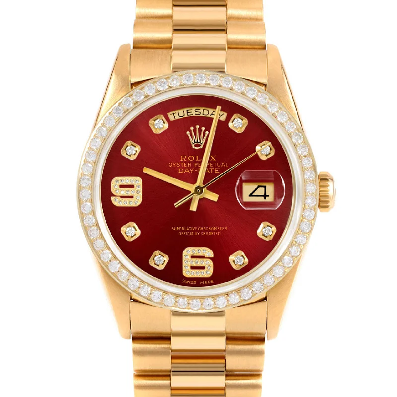 Rolex Day-Date 36mm | 18238-RED-8DA69-BDS-PRS