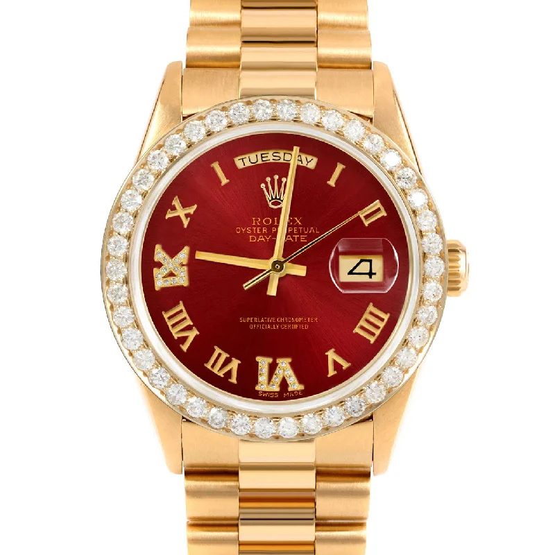 Rolex Day-Date 36mm | 18238-RED-RDR69-25CT-PRS